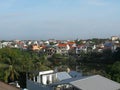 Spectacular Vietnam Hue Cityscape Landscape Panoramic View Rooftop Blue Sky Nature