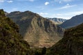 The spectacular view around the ancient ruins of Pisac in Peru.