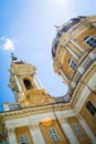 A spectacular view of the Basilica of Superga, a church near Turin, Italy Royalty Free Stock Photo