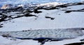 Spectacular view at Beartooth Highway Summit, Wyoming. A Drive of incredible beauty. Yellowstone. Road trip.