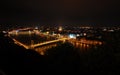 Spectacular view of Budapest at night