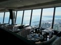 Spectacular view from CN Tower, Toronto. Ontario, Canada. Royalty Free Stock Photo