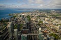 Spectacular view from CN Tower. Toronto. Ontario, Canada. Royalty Free Stock Photo