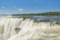 Spectacular view of devil throat falls at Iguazu park