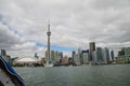 Spectacular view at downtown and CN Tower. Toronto. Ontario, Canada. Royalty Free Stock Photo