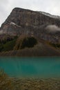 Spectacular view of Fairview Mountain on a cloudy day, Lake Louise, Canada Royalty Free Stock Photo