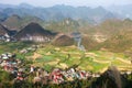 Spectacular view at Heaven`s gate, Quan Ba pass, north Vietnam.