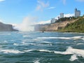 The spectacular view. Niagara Falls, Ontario, Canada. Royalty Free Stock Photo