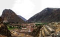 Spectacular view of Ollantaytambo