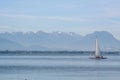 Spectacular view over the lake constance germ Royalty Free Stock Photo