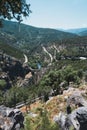 Spectacular view of Paiva walkways famous geopark