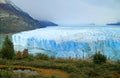 Spectacular View of Perito Moreno Glacier in Autumn, a UNESCO World Heritage Site in Santacruz Province, Patagonia, Argentina Royalty Free Stock Photo