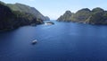 Spectacular view of the Philippine Islands 4k drone Royalty Free Stock Photo