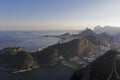 Spectacular view of Rio de Janeiro at sunset