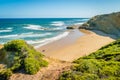 Spectacular view of Rock bird point in Victoria, Australia