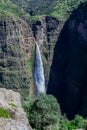 Spectacular View to the Jin Bahir Falls in the Simien Mountains