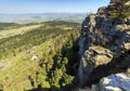 Spectacular view from top of Strzeliniec Wielki Peak, Poland