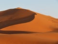 Spectacular Views Of High And Astonishing Sand Dunes In Sahara Desert
