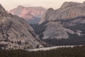 Spectacular views of the Yosemite National Park in autumn, Calif Royalty Free Stock Photo