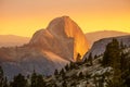 Spectacular views of the Yosemite National Park in autumn, Calif Royalty Free Stock Photo