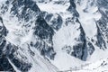 Spectacular winter scenery of Austrian ski resort