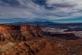 Spectacular winter view of Dead Horse Point State Park Royalty Free Stock Photo