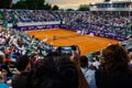 Spectator filming the QF of Bucharest Open WTA