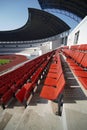 Spectator seats at Jati Diri football stadium in Semarang city 28 August 2022