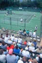 Spectators at the Annual Ojai Amateur Tennis Tournament, Ojai, California