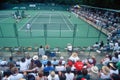 Spectators at the Annual Ojai Amateur Tennis Tournament, Ojai, California