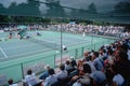 Spectators at the Annual Ojai Amateur Tennis Tournament, Ojai, California