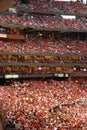Spectators Busch Stadium Royalty Free Stock Photo