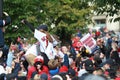 Spectators Celebrating Red Sox 2018 World Series Champions