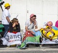 Spectators of Le Tour de France Royalty Free Stock Photo