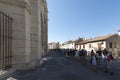 Spectators line at Arles Amphitheatre, France