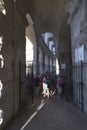 Spectators line at Arles Amphitheatre, France