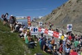 Spectators at the Tour de France Royalty Free Stock Photo