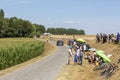 Spectators - Tour de France 2018 Royalty Free Stock Photo