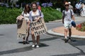 Spectators at Tour Down Under, stirling, Australia