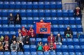 Spectators on tribune