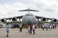 Spectators visit the static aircraft display at Singapore Air Show 2016 held at Changi.