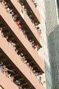 Spectators Watch Dragon Con Parade From High Rise Parking Deck