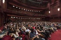 Spectators watching in the cinema