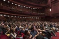 Spectators watching in the cinema