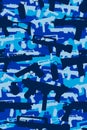 Military Camouflage weapons pattern blue