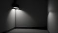 Spectral Illumination: Gray Wall and Mysterious Light