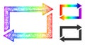 Spectral Linear Gradient Exchange Arrows Icon