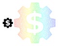 Spectral Mesh Gradient Financial Industry Icon