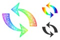 Spectral Net Gradient Refresh Icon Royalty Free Stock Photo