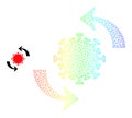 Spectral Network Gradient Coronavirus Update Icon